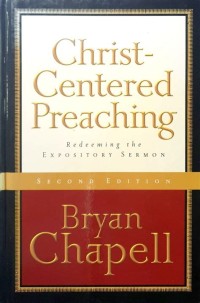Image of Christ Centered preaching : Redeeming the expository sermon