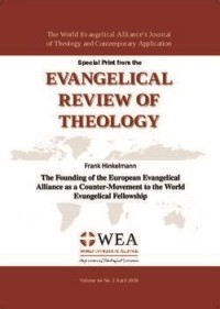 Image of Evangelical review of theology
