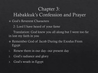 Image of Habakkuk: From concern to confession
