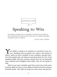 Image of Speaking to win: an introduction to the art of public speaking