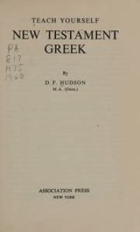 Image of Teach yourself New Testament Greek